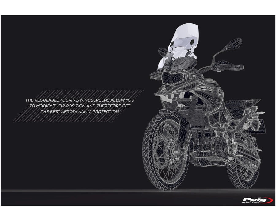 BMW F 800 GS [2025] – Justerbar frontrute – sterkt tonet