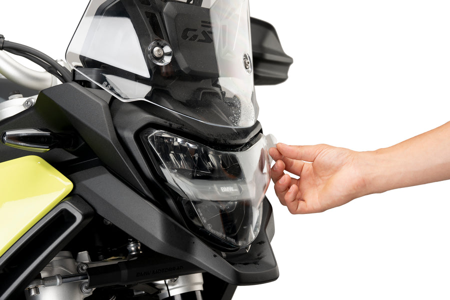 BMW F 900 GS [2025] – Fest frontlysbeskyttelse – Gjennomsiktig