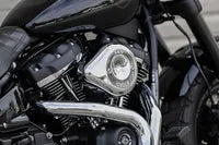 Harley-Davidson XL 883 L Sportster SuperLow [2020] - Stealth Luftfilterabdeckung – Oberfläche: Silber – Oberfläche: Verchromt – Design: Teardrop – Bild 8