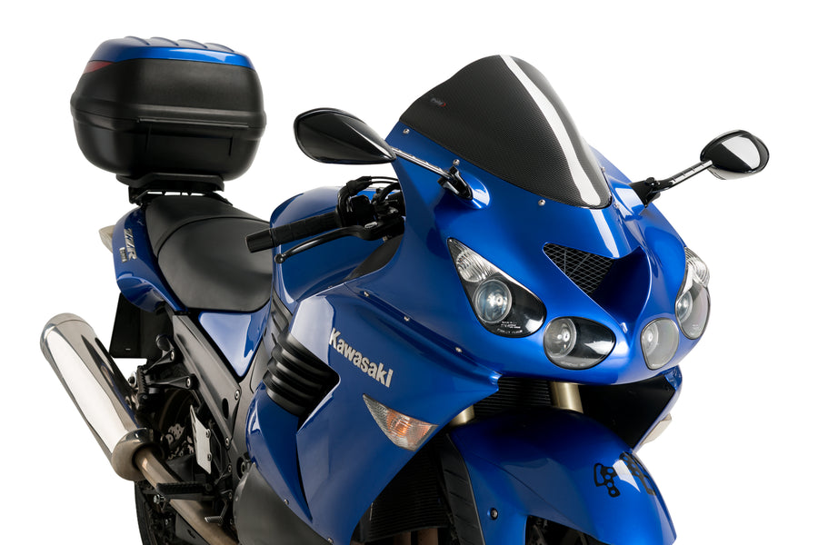 KAWASAKI ZZR 1400 [2020] – Racing-skjerm – Svart