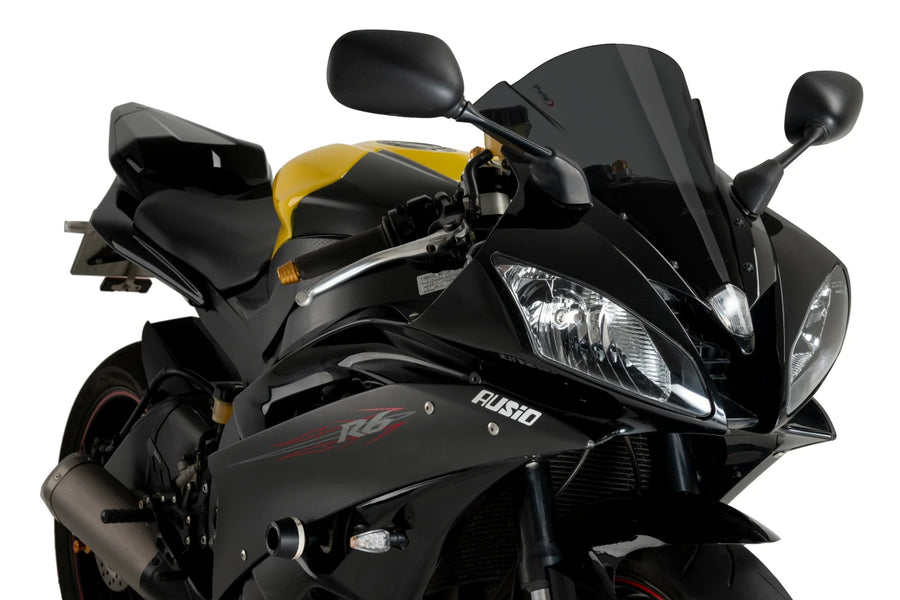 YAMAHA YZF-R6 [2007] – Racing-skjerm – sterkt tonet