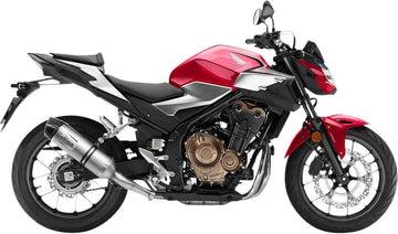 honda cb 500 hornet [LEOVINCE] – LV One Evo slip-on lyddemper laget av rustfritt stål - 0