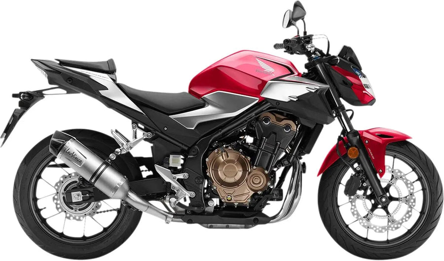 honda cb 500 hornet [LEOVINCE] – LV One Evo slip-on lyddemper laget av rustfritt stål