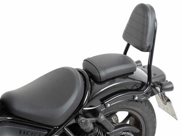 Honda CMX 1100 Rebel [2025] - Sissybar uten bagasjebro Black Gloss Pipe Version