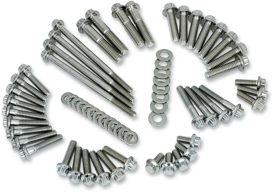 Harley-Davidson FLRT 1868 Freewheeler 114 [2025] - 12-Punkt Externes Primär-/Getriebe-Motorschraubenset – Bild 1
