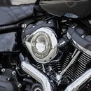 Harley-Davidson Xl 1200 T Sportster Superlow [2019, 2019-2020] - Stealth Luftfilterabdeckung – Oberfläche: Silber – Bild 9