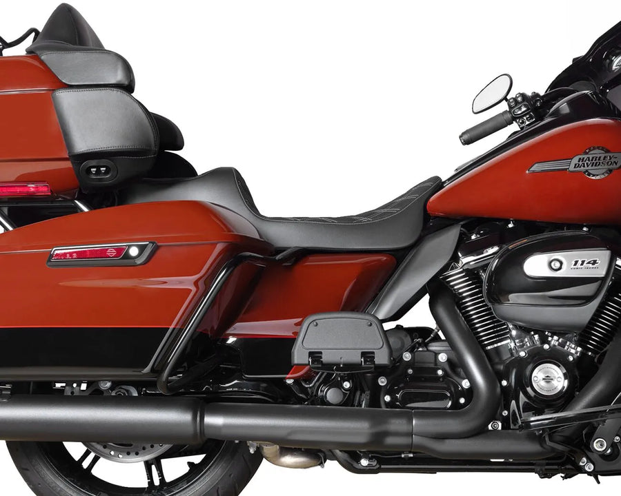harley davidson touring [DRAG SPECIALTIES] – Predator III sete med utvidet rekkevidde