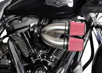 Harley-Davidson FXBR 1923 Softail Breakout 117 [2025] - Tuned Induction Luftfilterkit – Oberfläche: Silber – Bild 12
