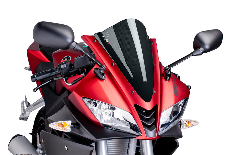 YAMAHA YZF-R 125 [2018] – racingskjerm – svart