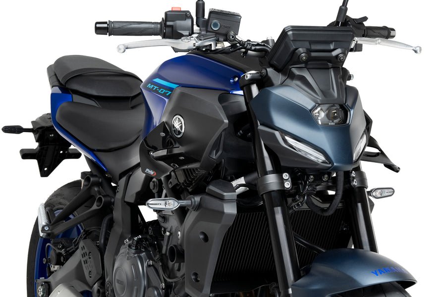 YAMAHA MT-07 Y-AMT [2025] – D12 Spoiler – Matt svart