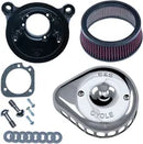 Harley-Davidson FLSTFBS 1800 Fat Boy S [2017] - Mini Teardrop Stealth Luftfilter-Kit – Oberfläche: Silber – Bild 3