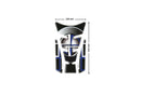 YAMAHA YZF 1000 R THUNDERACE [2002] – Wings tankbeskytter – sølv-10