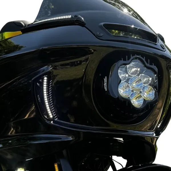 Harley-davidson LOW Rider [CUSTOM DYNAMICS] – Shark Demon 2 Performance LED-hovedlys