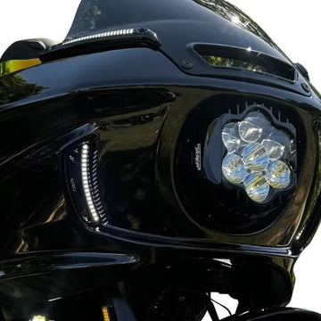 Harley-davidson LOW Rider [CUSTOM DYNAMICS] – Shark Demon 2 Performance LED-hovedlys