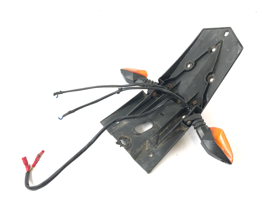 Beta RR 125 [2018] - Holder for lisensplate med baklys og indikatorer