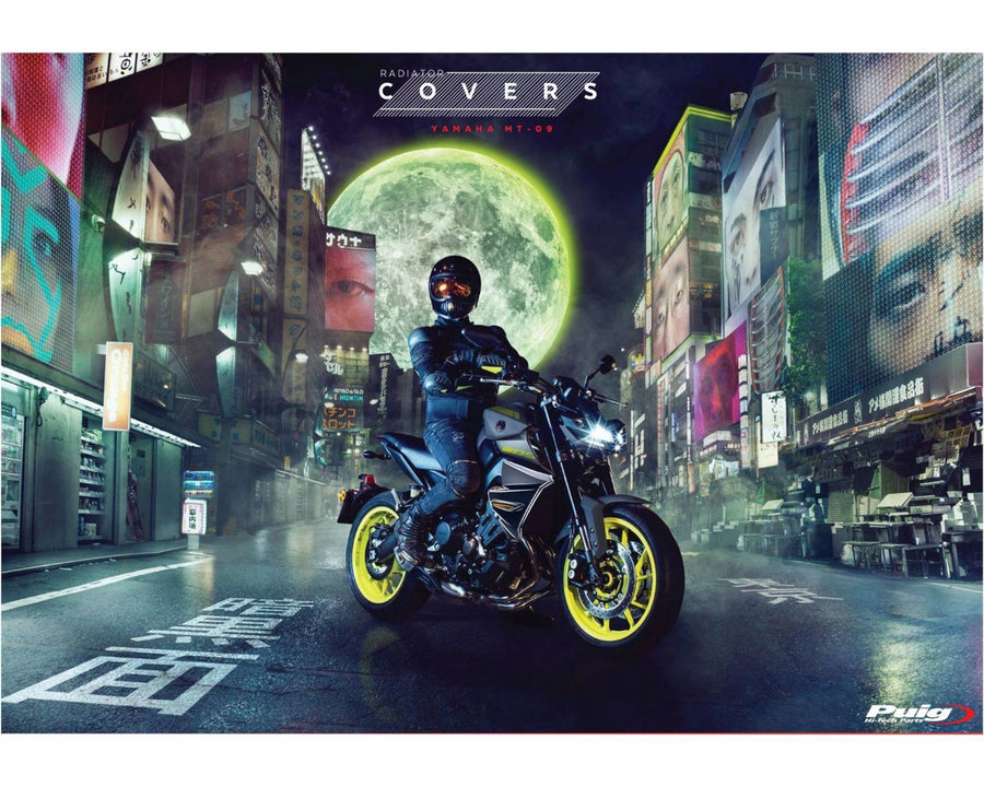 YAMAHA MT-09 SP [2020] – Radiatorhette – Mattsvart