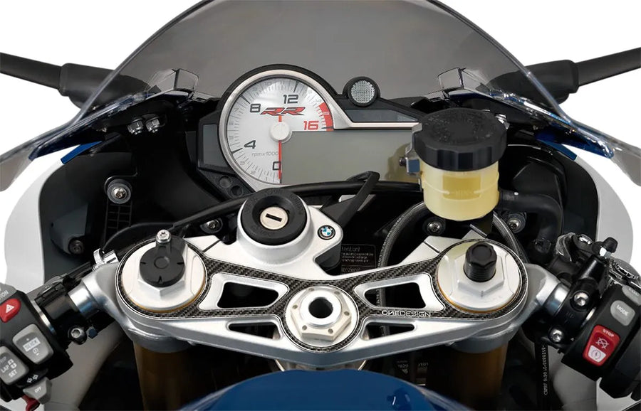 BMW S 1000 RR [ONEDESIGN] – trippelklemmebeskyttelsespute sett forfra