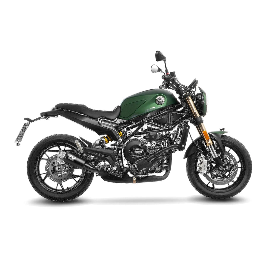 benelli leoncino 800 [LEOVINCE] – LV-10 svart lyddemper bak
