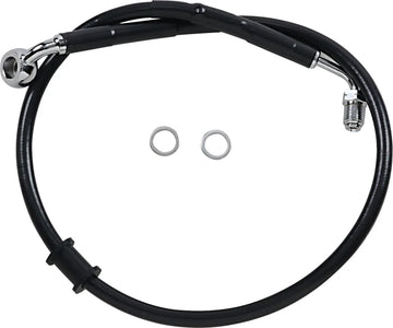 harley davidson flde [DRAG SPECIALTIES] - Forlenget bremselinje i rustfritt stål