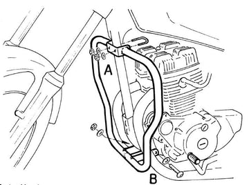Honda CM 125 [1982-1986] - Motorvernstang - 0