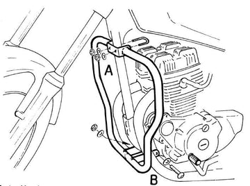 Honda CM 125 [1982-1986] - Motorvernstang