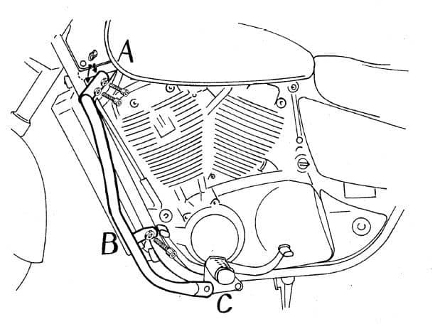Honda VT 1100 C2 Shadow [1995-2000] - Motorvernstang