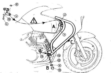 Honda Varadero 125 [2001-2006] - Motorvernstang