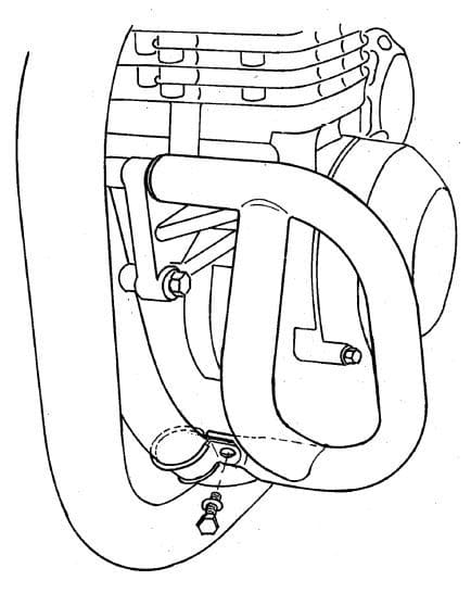 Kawasaki Zephyr 1100 [1992-1998] - Motorbeskyttelsesbar