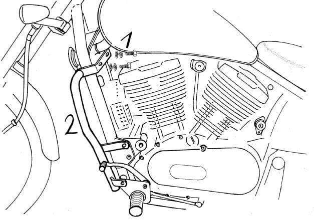 Kawasaki VN 800 Classic [1996-1999] - Motorbeskyttelsesbar