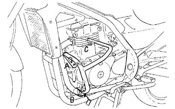Kawasaki ER-5 [1997-2000] -Motorbeskyttelsesbar