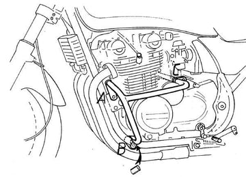 Kawasaki Zephyr 550 [1991-1999] - Motorbeskyttelsesbar - 0