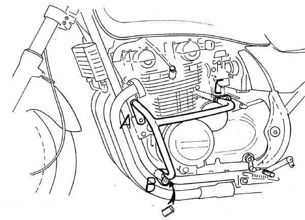 Kawasaki Zephyr 550 [1991-1999] - Motorbeskyttelsesbar