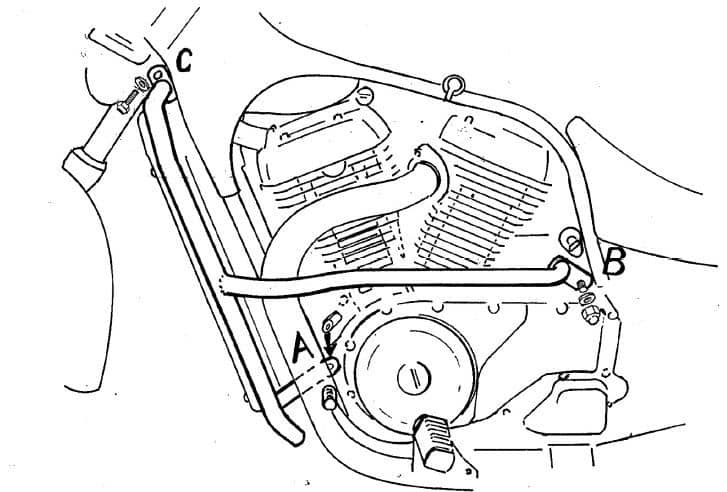 Suzuki vs 750 [1986-2000] - Motorvernstang