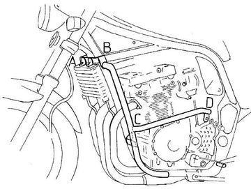 Suzuki GSF 600 S [1996-1999] - Motorvernstang - 0