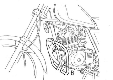 Suzuki GN 125 [1991-1996] - Motorvernstang