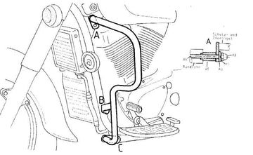 Suzuki VL 1500 inntrenger [1998-2007] - Motorbeskyttelsesbar