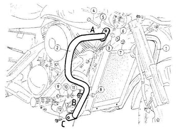 Suzuki VZ 1600 Marauder [2004-2005] - Motorbeskyttelsesbar