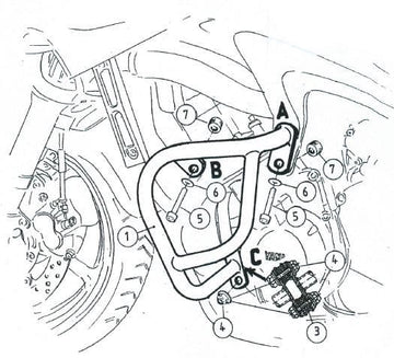 Yamaha FZ 6 [2004-2010] - Motorvernstang