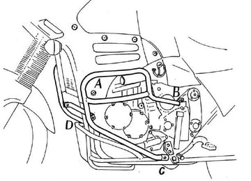 Triumph Tiger [1993-1998] - Motorvernstang - 0
