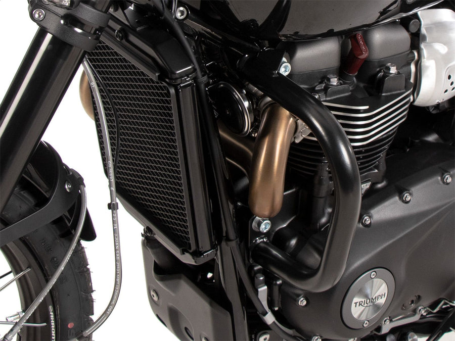 Triumph Scrambler 1200 X [2024-2025] – perspektivvisning av motorvakt