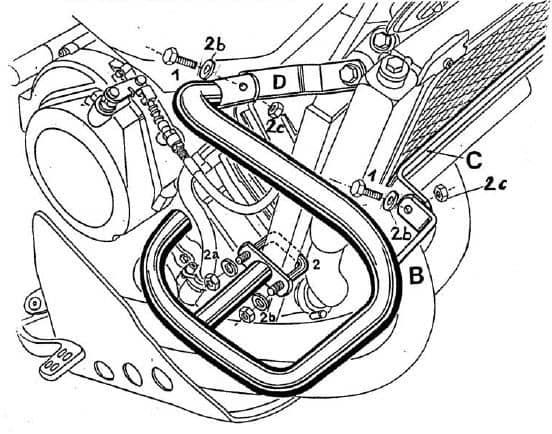 Yamaha XTZ 750 Super Ténéré [1989-1997] - Motorbeskyttelsesbar