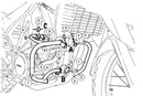 Yamaha XT 660 R [2004-2016] - Motorvernstang-2