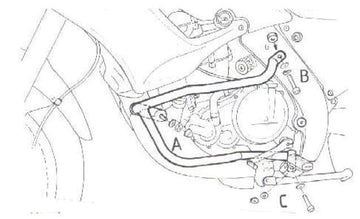 Aprilia Pegaso 650 [1997-2004] - Motorvernstang