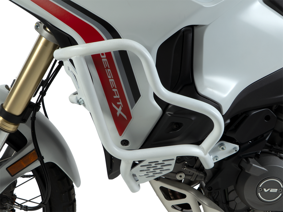 Ducati Desert X V2 [2026-] - Tankschutzbügel Solid weiß