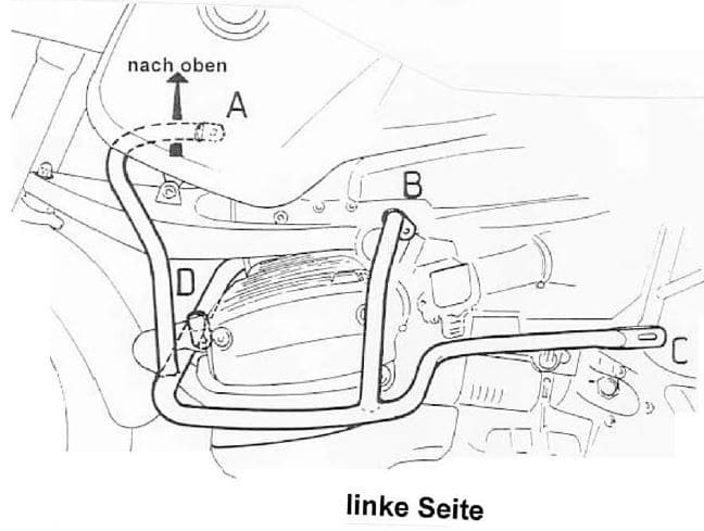 BMW R 850 GS [1994-2000] - Motorvernstang