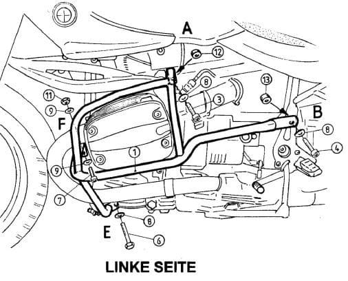 BMW R 850 R [1994-2002] - Motorvernstang