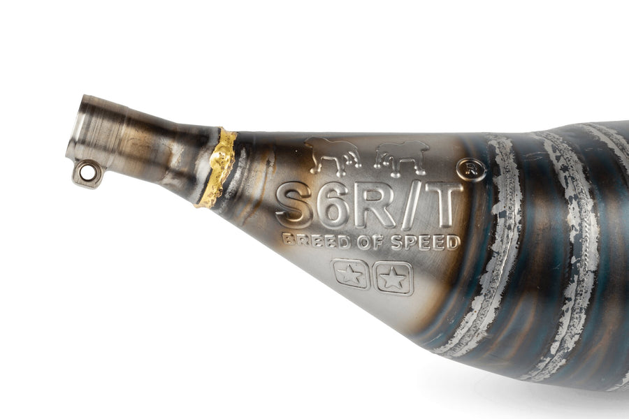 Rieju MRT Pro SM 50 2T - Auspuff R/T 80–90 Schwarz / Rot