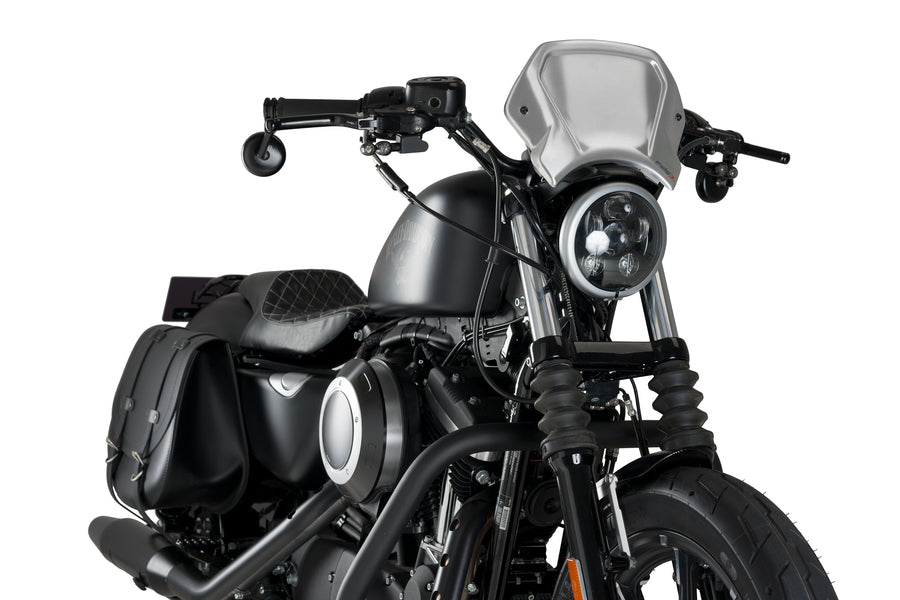 HARLEY DAVIDSON SPORTSTER 883 IRON XL 883 N [2012] – ALU frontplate – sølv