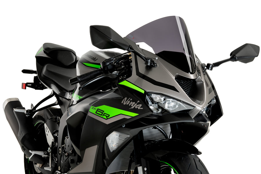 KAWASAKI ZX-6R NINJA [2025] – R-Racer-skjerm – Mattsvart