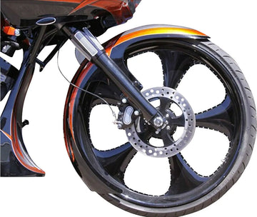 harley davidson touring [PAUL YAFFE BAGGER NATION] – DEI stålskjerm 21", 23", 26" - 0